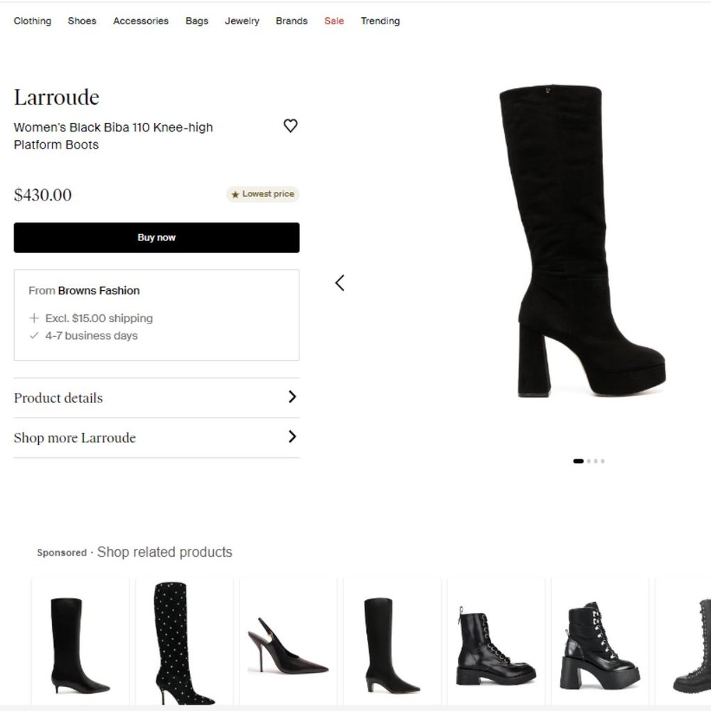 Larroudé Knee-High Platform Boots